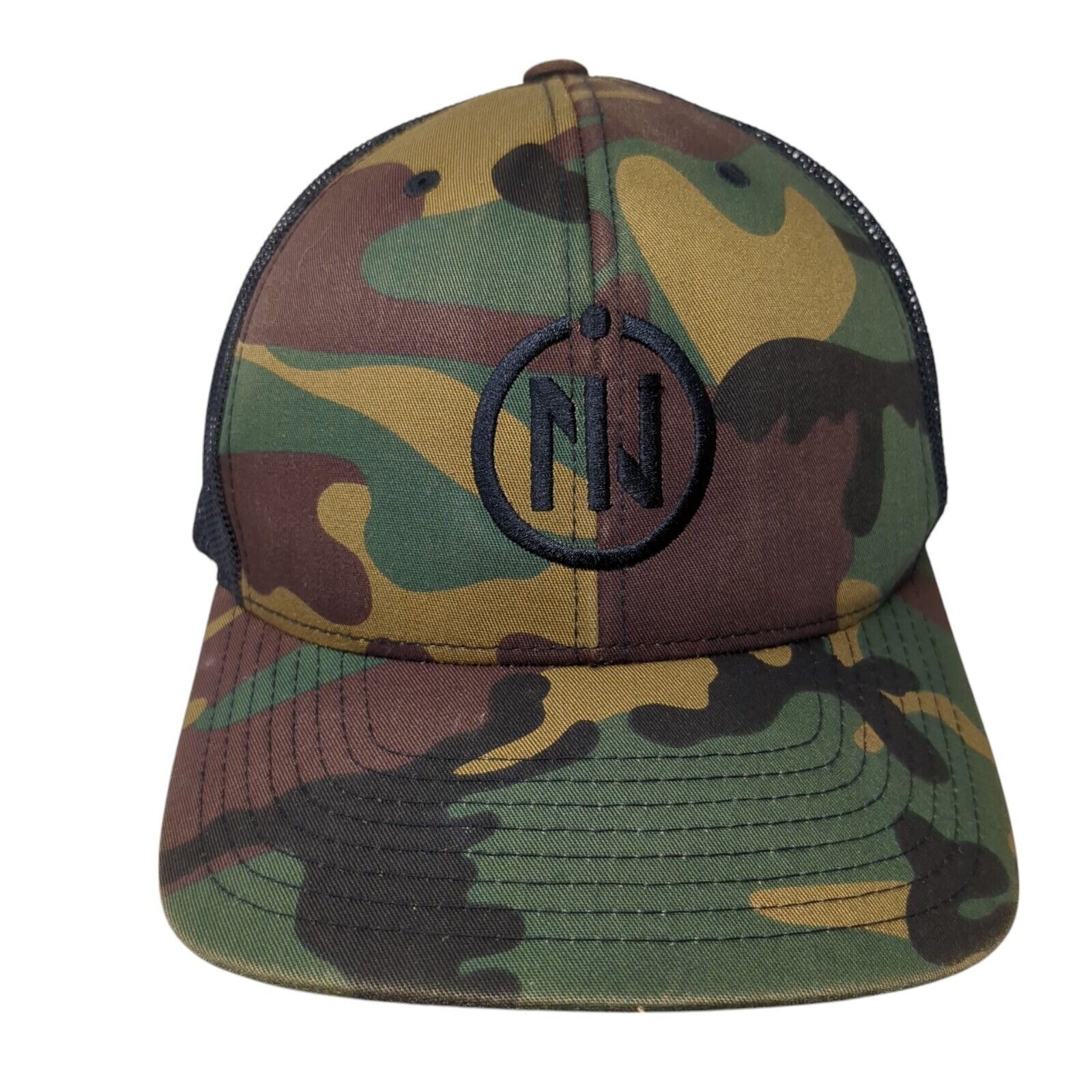 New Image Snapback Trucker Hat Camouflage Os Adjustable Embroidered Yupoong